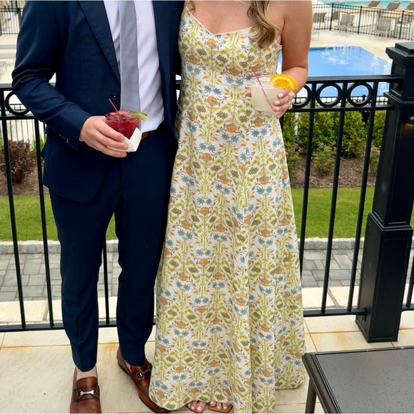 Hansen + Gretel women’s pepper maxi dress size medium in ivory/dahlia - Picture 5 of 5